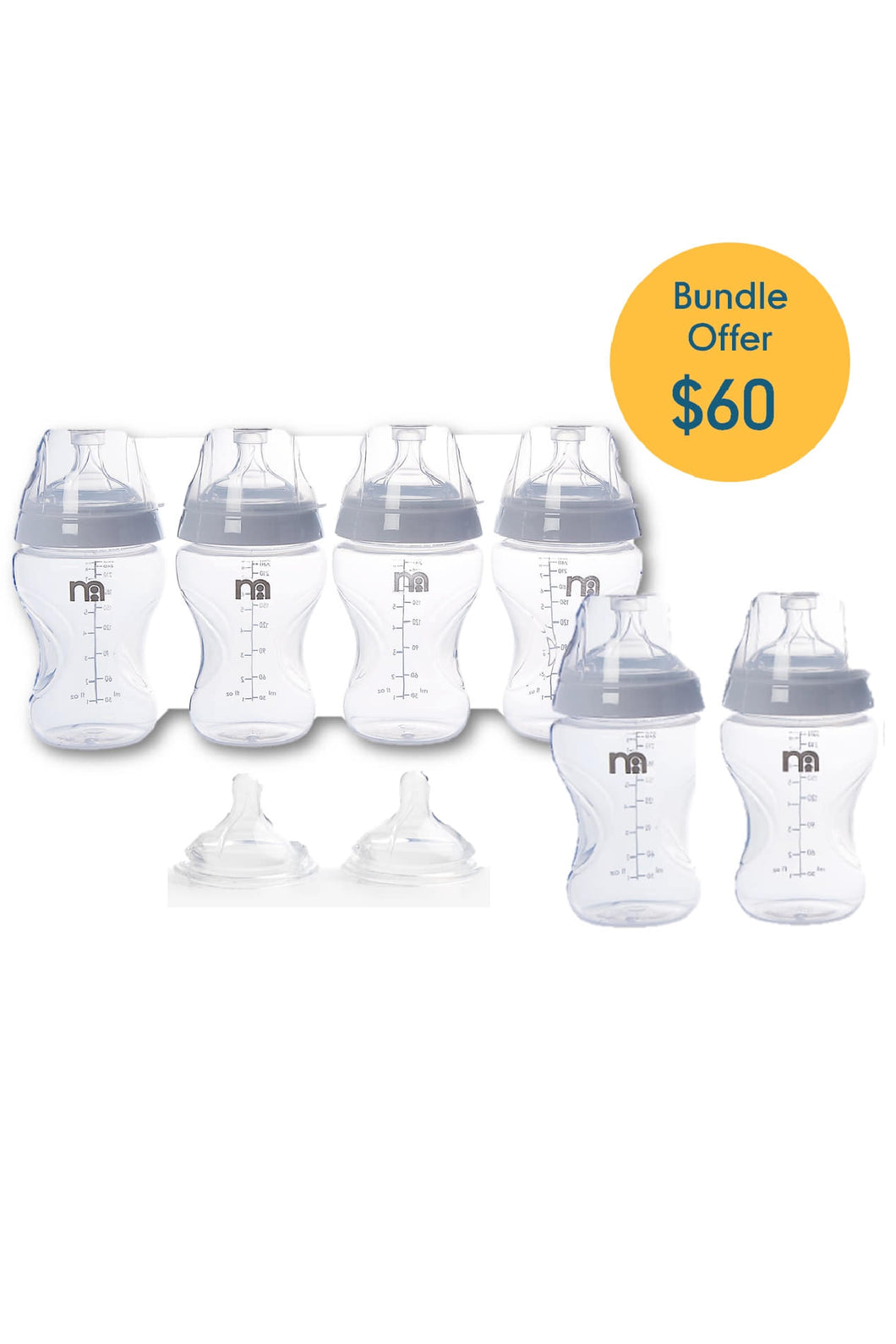 Mothercare Natural Shape Anti Colic Bottles Bundle (Total Save $260)