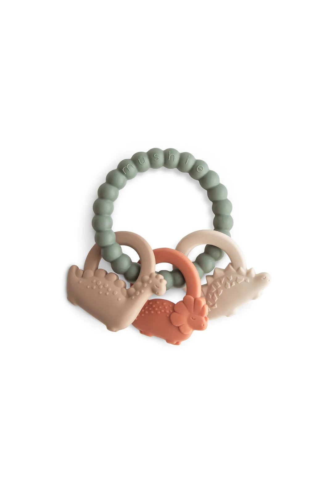 Mushie Dino Teething Ring