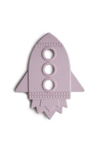 
                        
                          Load image into Gallery viewer, Mushie Rocket Teether Soft Lilac 1
                        
                      