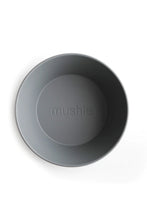 
                        
                          Load image into Gallery viewer, Mushie Round Dinnerware Bowl - 2 Pack Stone 1
                        
                      