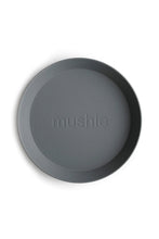 
                        
                          Load image into Gallery viewer, Mushie Round Dinnerware Plates - 2 Pack Smoke 1
                        
                      