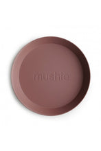 
                        
                          Load image into Gallery viewer, Mushie Round Dinnerware Plates - 2 Pack Woodchuk 2
                        
                      