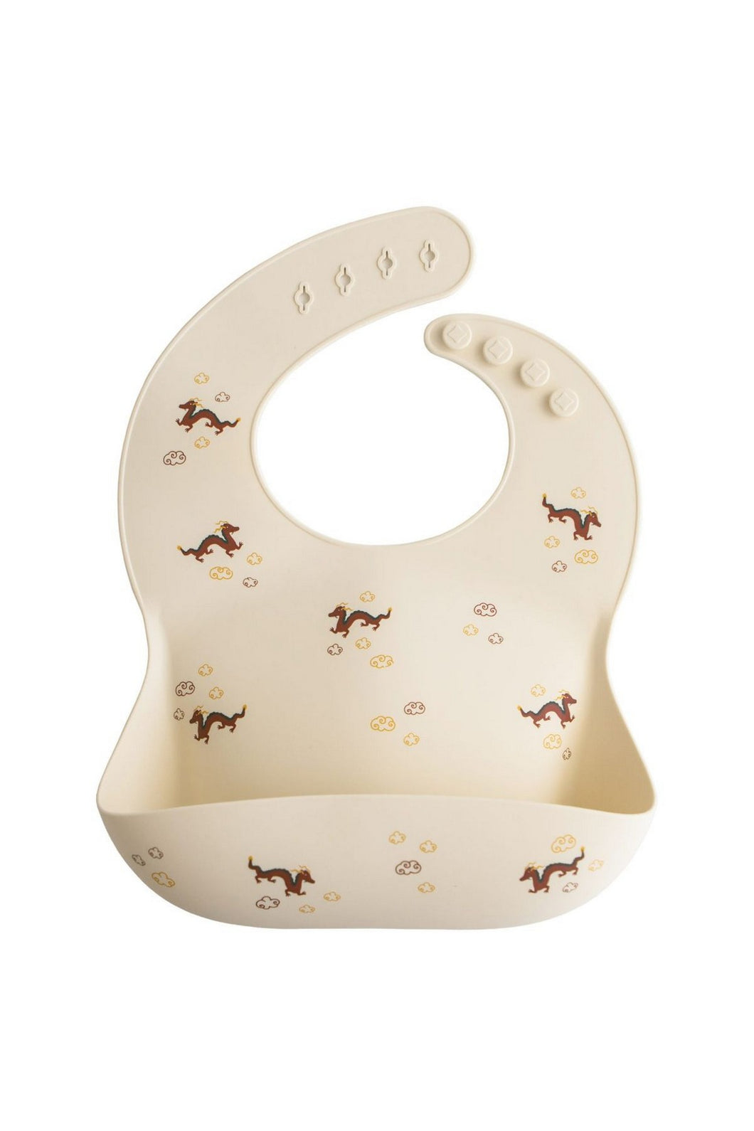 Mushie Silicone Baby Bib - Dragon (Limited Edition)