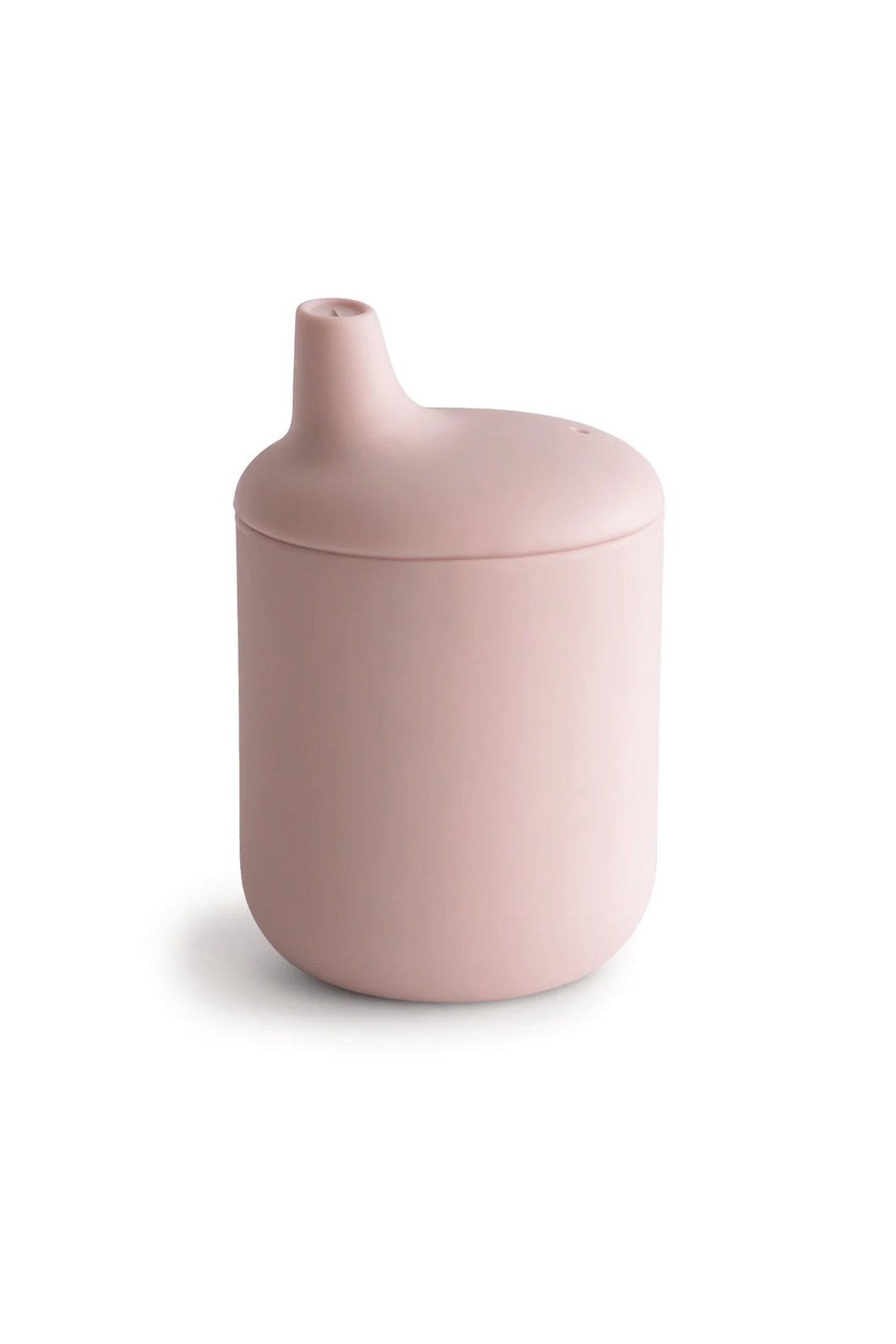 Mushie Silicone Sippy Cup Blush 1