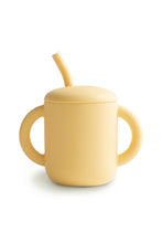 
                        
                          Load image into Gallery viewer, Mushie Silicone Training Cup + Straw
                        
                      