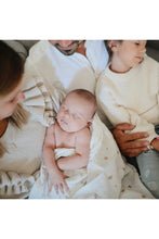 
                        
                          Load image into Gallery viewer, Mushie Organic Cotton Muslin Swaddle Blanket Sparrow 4
                        
                      