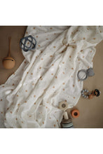 
                        
                          Load image into Gallery viewer, Mushie Organic Cotton Muslin Swaddle Blanket Sparrow 6
                        
                      