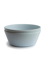 
                        
                          Load image into Gallery viewer, Mushie Round Dinnerware Bowl - 2 Pack Powder Blue 2
                        
                      