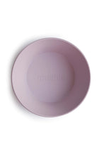 
                        
                          Load image into Gallery viewer, Mushie Round Dinnerware Bowl - 2 Pack Soft Lilac 1
                        
                      
