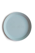 
                        
                          Load image into Gallery viewer, Mushie Round Dinnerware Plates - 2 Pack Powder Blue 1
                        
                      