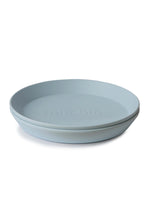 
                        
                          Load image into Gallery viewer, Mushie Round Dinnerware Plates - 2 Pack Powder Blue 2
                        
                      