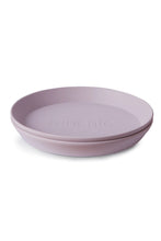 
                        
                          Load image into Gallery viewer, Mushie Round Dinnerware Plates - 2 Pack Soft Lilac 2
                        
                      