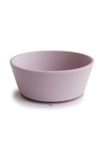 
                        
                          Load image into Gallery viewer, Mushie Silicone Suction Bowl Soft Lilac 1
                        
                      