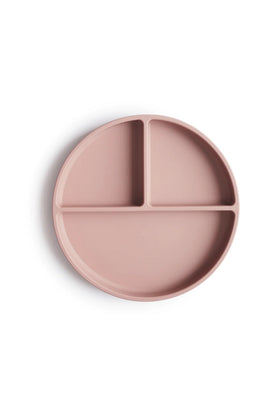 Mushie Silicone Suction Plate Blush 1