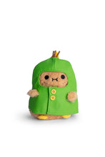 
                        
                          Load image into Gallery viewer, Noodoll Dino Boots - Green Raincoat Ricespud Mini Sitting Plush Toy
                        
                      