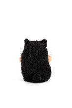 
                        
                          Load image into Gallery viewer, Noodoll Black Kitty Ricespud Mini Sitting Plush Toy
                        
                      