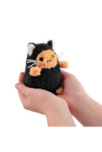 
                        
                          Load image into Gallery viewer, Noodoll Black Kitty Ricespud Mini Sitting Plush Toy
                        
                      
