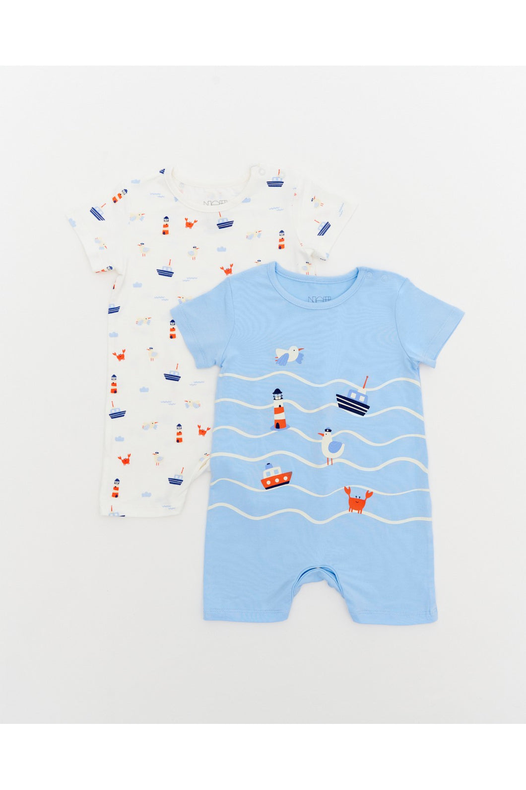 Not Too Big Captain Romper - 2 Pack