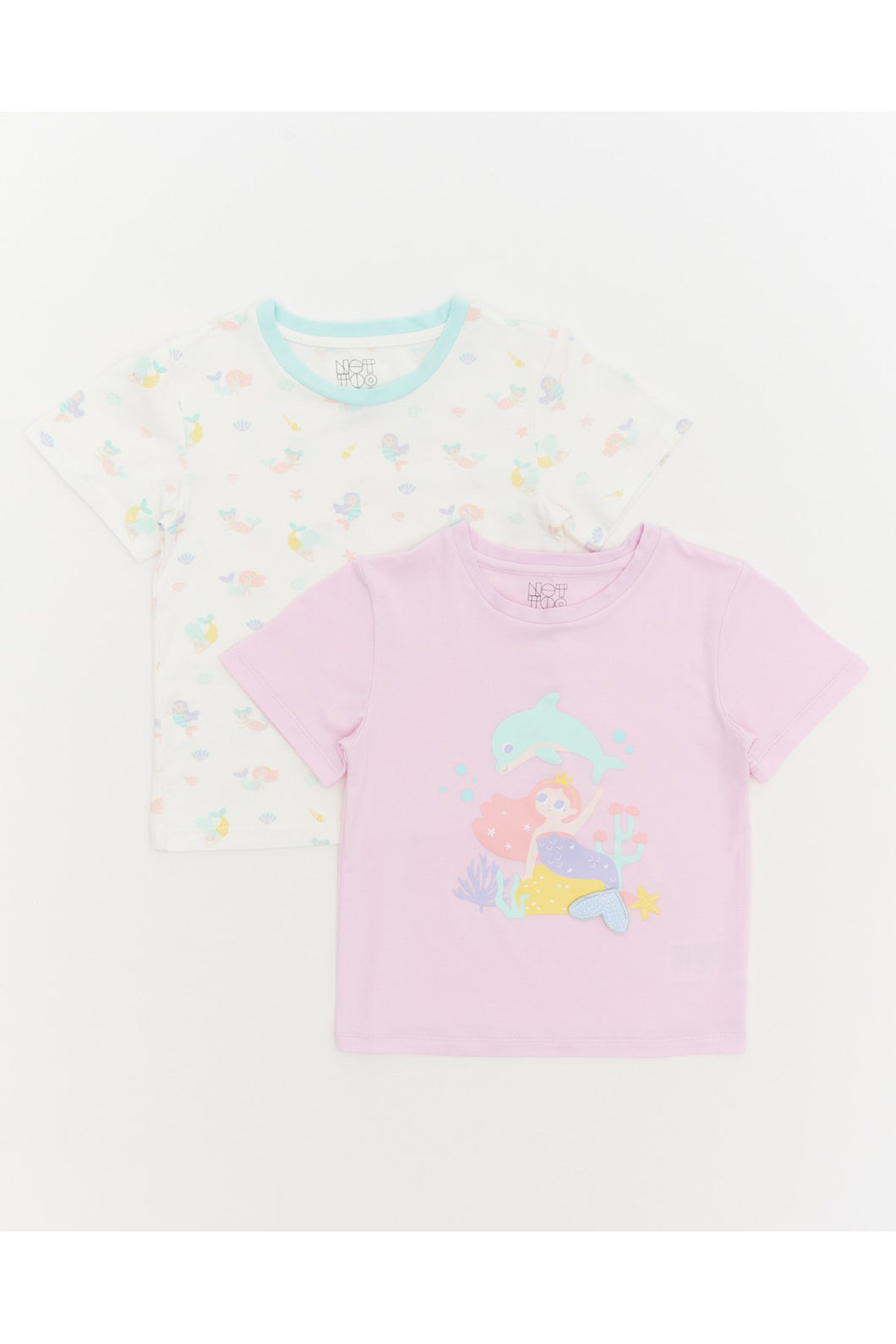 Not Too Big Mermaild T Shirt - 2 Pack