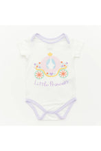 
                        
                          Load image into Gallery viewer, Not Too Big Princess Short Sleeve Bodysuits - 3 Pack
                        
                      
