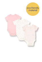 
                        
                          Load image into Gallery viewer, Not Too Big Pink Bamboo Short Sleeve Bodysuits - 3 Pack
                        
                      