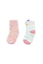 
                        
                          Load image into Gallery viewer, Not Too Big Unicorn Bamboo Socks - 2 Pack 1
                        
                      
