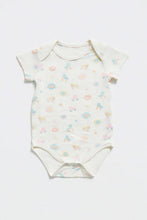 
                        
                          Load image into Gallery viewer, NotTooBig Bamboo Daisy Crew Bodysuit - 3 Pack
                        
                      