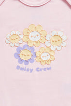 
                        
                          Load image into Gallery viewer, NotTooBig Bamboo Daisy Crew Bodysuit - 3 Pack
                        
                      