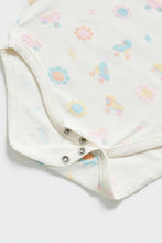 
                        
                          Load image into Gallery viewer, NotTooBig Bamboo Daisy Crew Bodysuit - 3 Pack
                        
                      