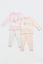 
                        
                          Load image into Gallery viewer, NotTooBig Bamboo Daisy Crew Pyjamas - 2 Pack
                        
                      