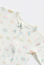 
                        
                          Load image into Gallery viewer, NotTooBig Bamboo Daisy Crew Sleepsuit - 2 Pack
                        
                      