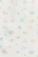 
                        
                          Load image into Gallery viewer, NotTooBig Bamboo Daisy Crew Sleepsuit - 2 Pack
                        
                      