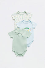 
                        
                          Load image into Gallery viewer, NotTooBig Bamboo Racket Club Bodysuit - 3 Pack
                        
                      