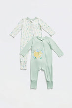 
                        
                          Load image into Gallery viewer, NotTooBig Bamboo Racket Club Sleepsuit - 2 Pack
                        
                      