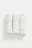 NotTooBig Bamboo Racket Club Swaddle - 3 Pack - mothercare hong kong
