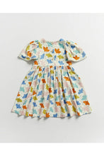 
                        
                          Load image into Gallery viewer, NotTooBig Birds Bell-Sleeved Dress - Pink Playground
                        
                      