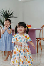 
                        
                          Load image into Gallery viewer, NotTooBig Birds Bell-Sleeved Dress - Pink Playground
                        
                      