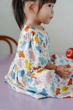 
                        
                          Load image into Gallery viewer, NotTooBig Birds Bell-Sleeved Dress - Pink Playground
                        
                      
