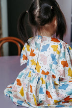 
                        
                          Load image into Gallery viewer, NotTooBig Birds Bell-Sleeved Dress - Pink Playground
                        
                      