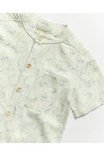 
                        
                          Load image into Gallery viewer, NotTooBig Birds Collared Shirt - Bluebird
                        
                      