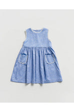 
                        
                          Load image into Gallery viewer, NotTooBig Birds Sleeveless Dress - Periwinkle
                        
                      