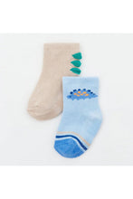 
                        
                          Load image into Gallery viewer, NotTooBig Dino Bamboo Sock - 2 Pack
                        
                      