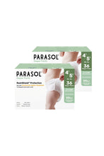 
                        
                          Load image into Gallery viewer, Parasol Clear+Dry™ Natural Diaper Pants Size 6/XXL 36pcs - 2 Boxes
                        
                      