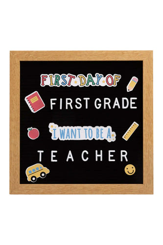 Pearhead First Day Of School Letterboard Set With Stickers 1