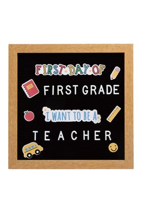 Pearhead First Day Of School Letterboard Set With Stickers 1
