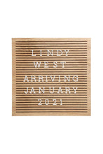 
                        
                          Load image into Gallery viewer, Pearhead Wooden Letterboard Set 1
                        
                      