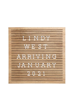 Pearhead Wooden Letterboard Set 1