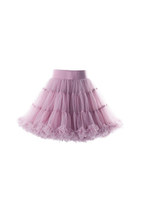 Q. cutians Tutu Short Skirt Children Girls Half Skirt - Purple Pink 1
