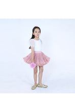 
                        
                          Load image into Gallery viewer, Q. cutians Tutu Short Skirt Children Girls Half Skirt - Tea Rose 3
                        
                      