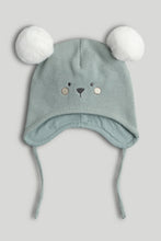 
                        
                          Load image into Gallery viewer, Mothercare Green Bear Knitted Hat
                        
                      